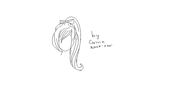 anime girl hair